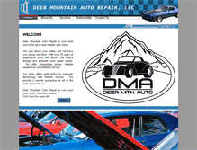 Tablet Screenshot of deermountainautorepair.com
